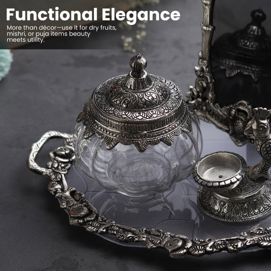 The Regal Silver Set – Timeless Luxury for Gifting & Decor