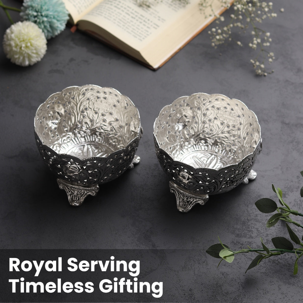 Silver Luxe Duo – Elegance in Every Serve