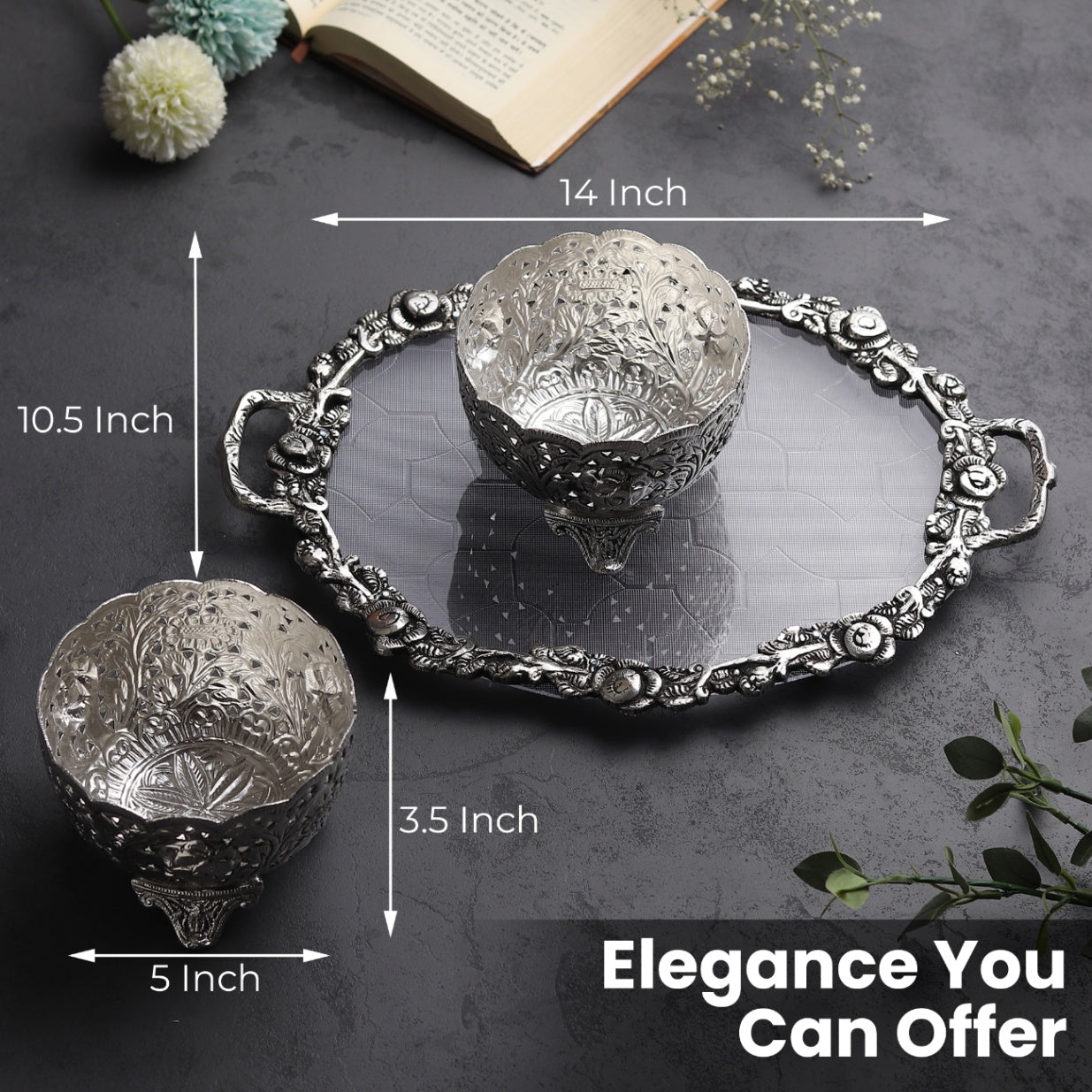 Silver Luxe Duo – Elegance in Every Serve