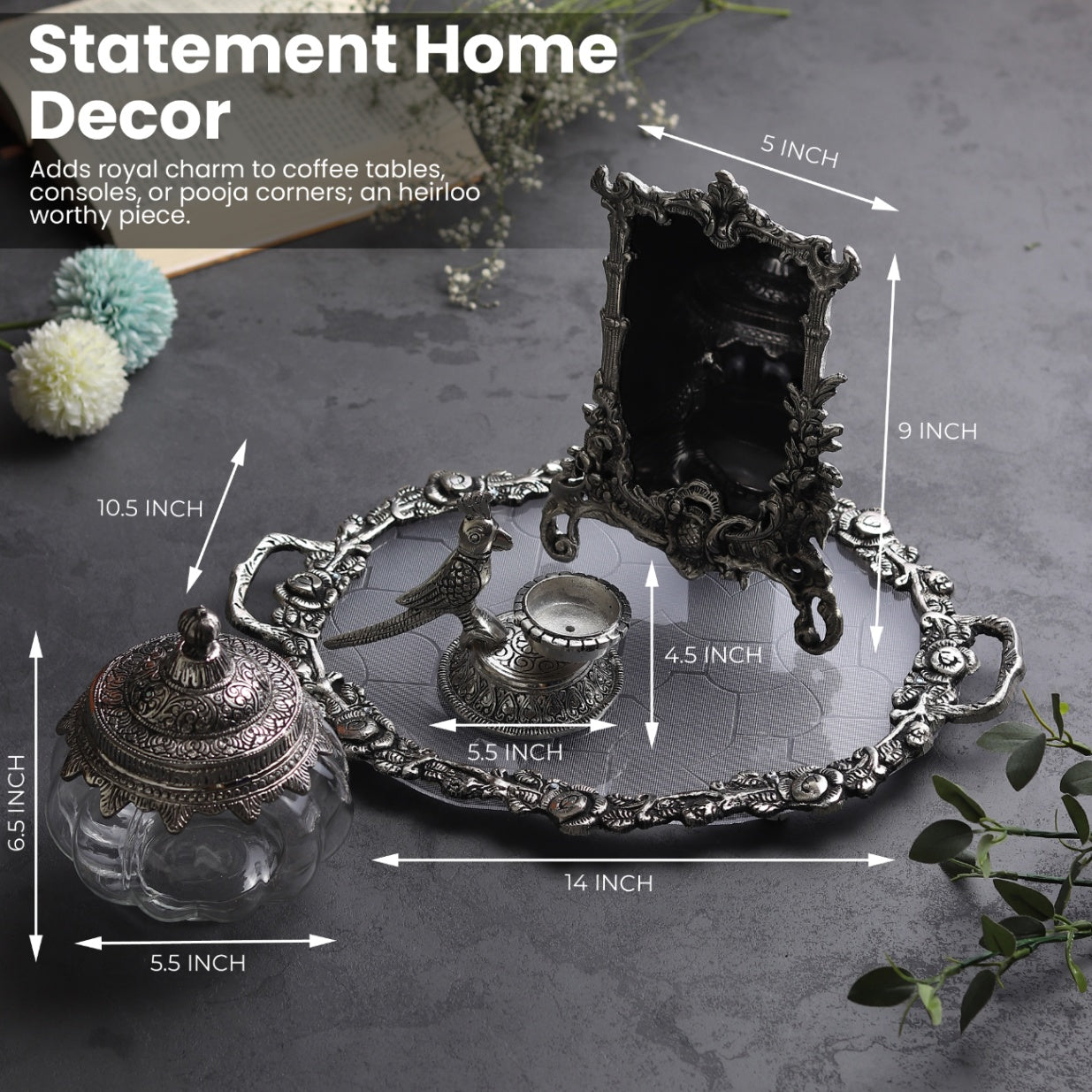 The Regal Silver Set – Timeless Luxury for Gifting & Decor