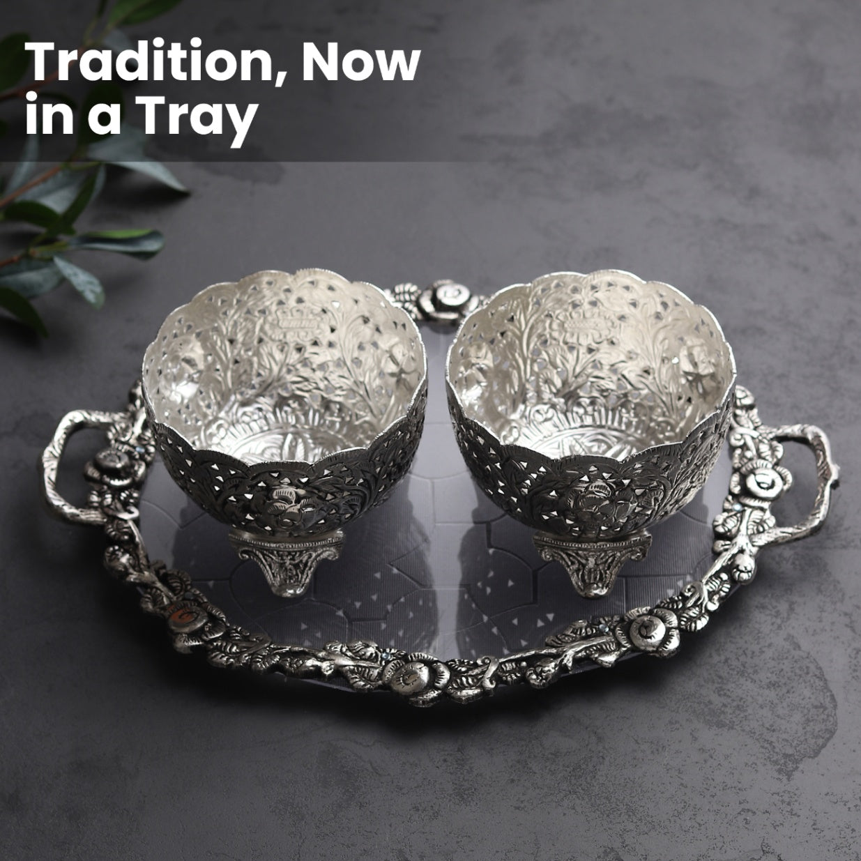 Silver Luxe Duo – Elegance in Every Serve