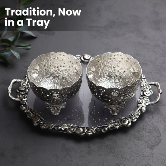 Silver Luxe Duo – Elegance in Every Serve