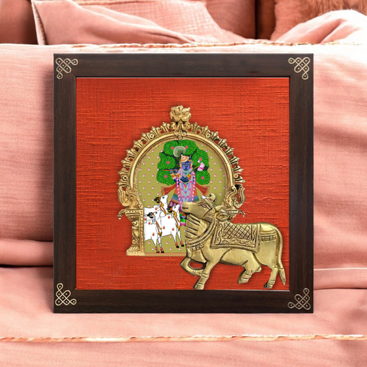 Brass & Pichwai Elegance A