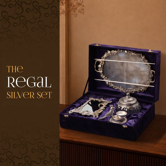 The Regal Silver Set – Timeless Luxury for Gifting & Decor