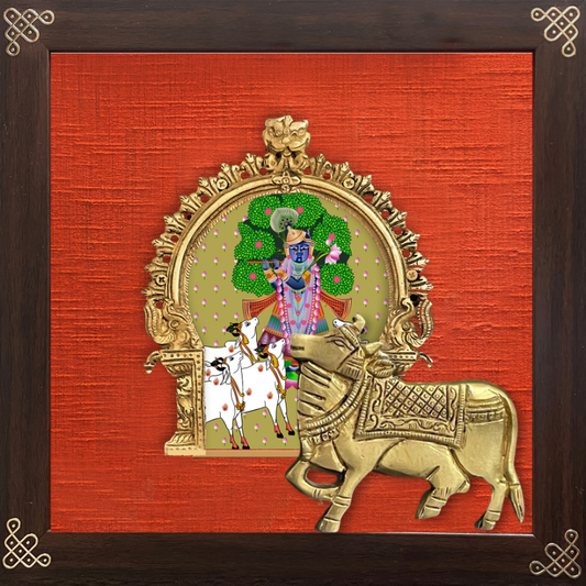 Brass & Pichwai Elegance A