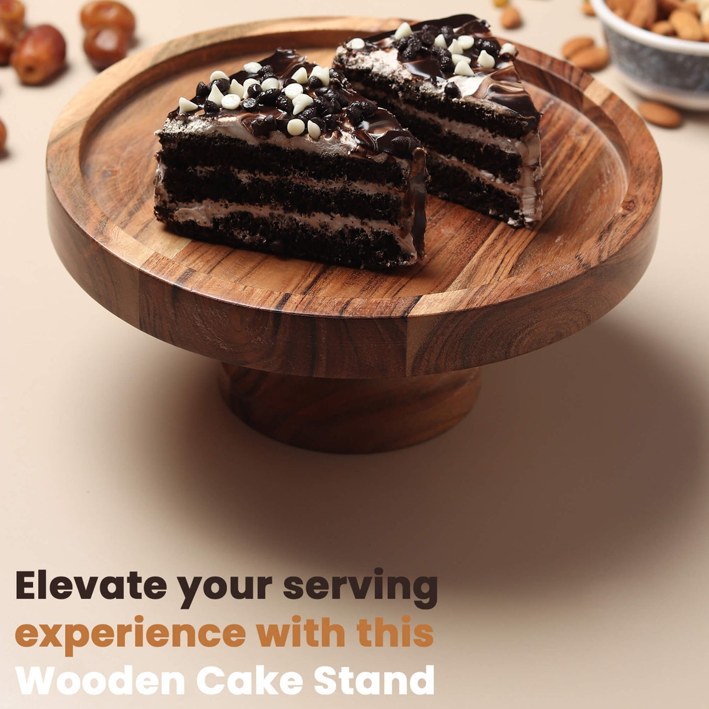Wooden Cake Stand