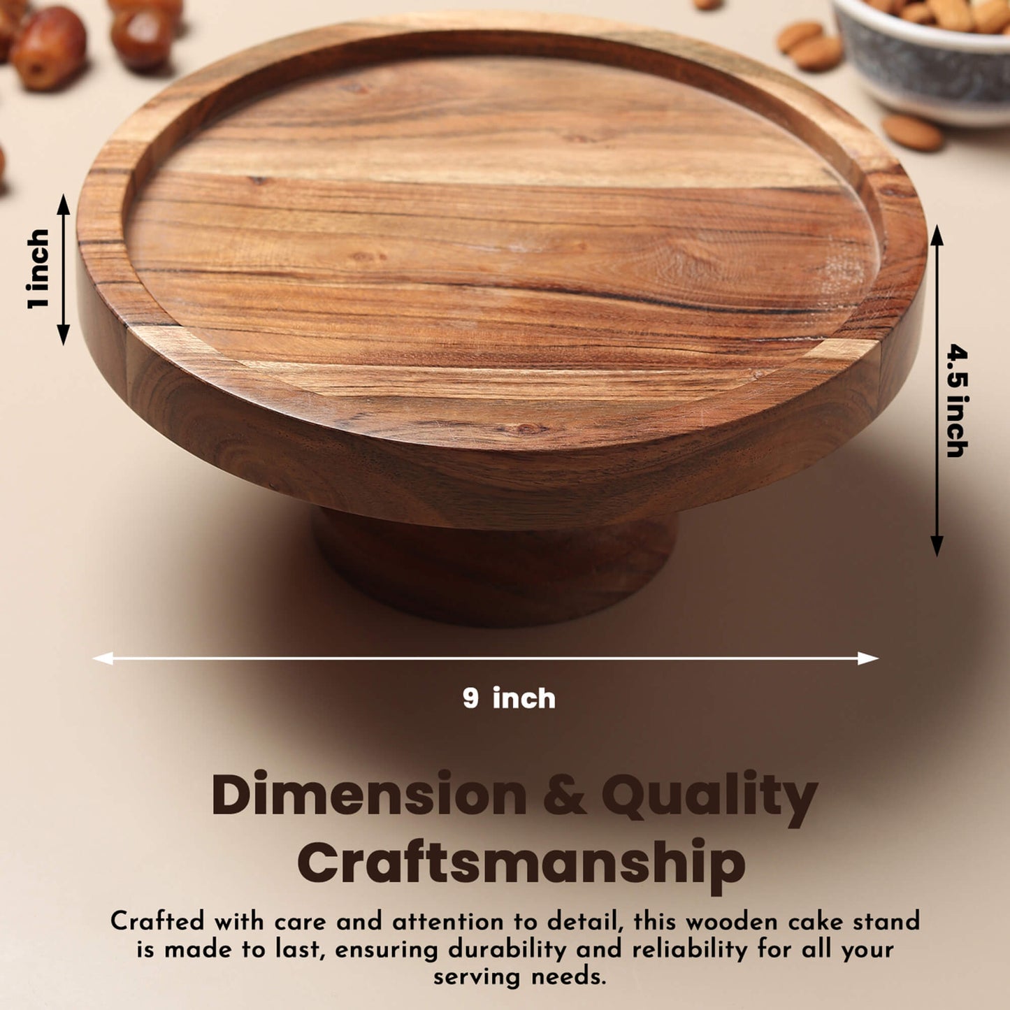 Wooden Cake Stand