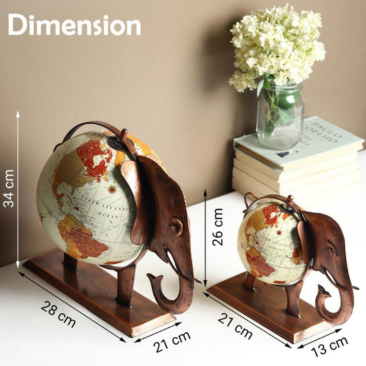 Elephant Globe Decor