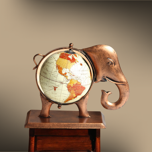 Elephant Globe Decor