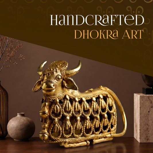 Golden Grace Nandi (Brass) with Box
