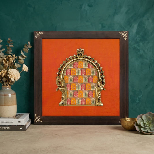 Golden Pichwai Wall Decor Frame — Prabhavali