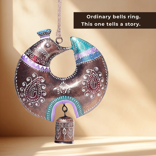 Handcrafted Peacock Bell