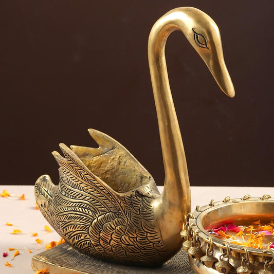 SwanLuxe Handcrafted Brass Home Decor