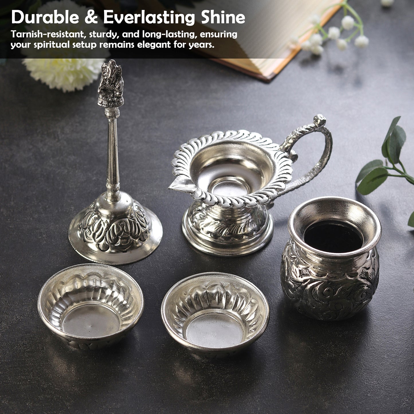 German Silverware Pooja thali