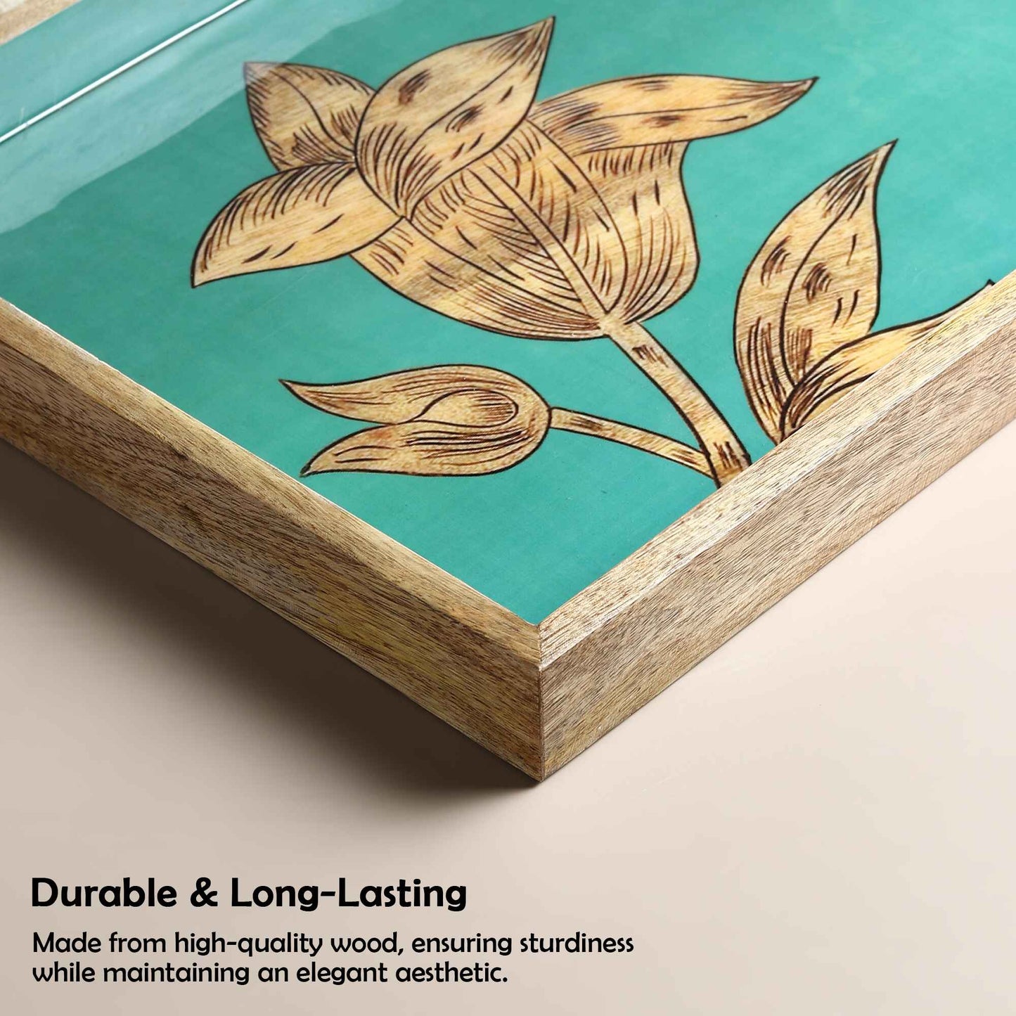 The Luxe Artisan Wooden Tray