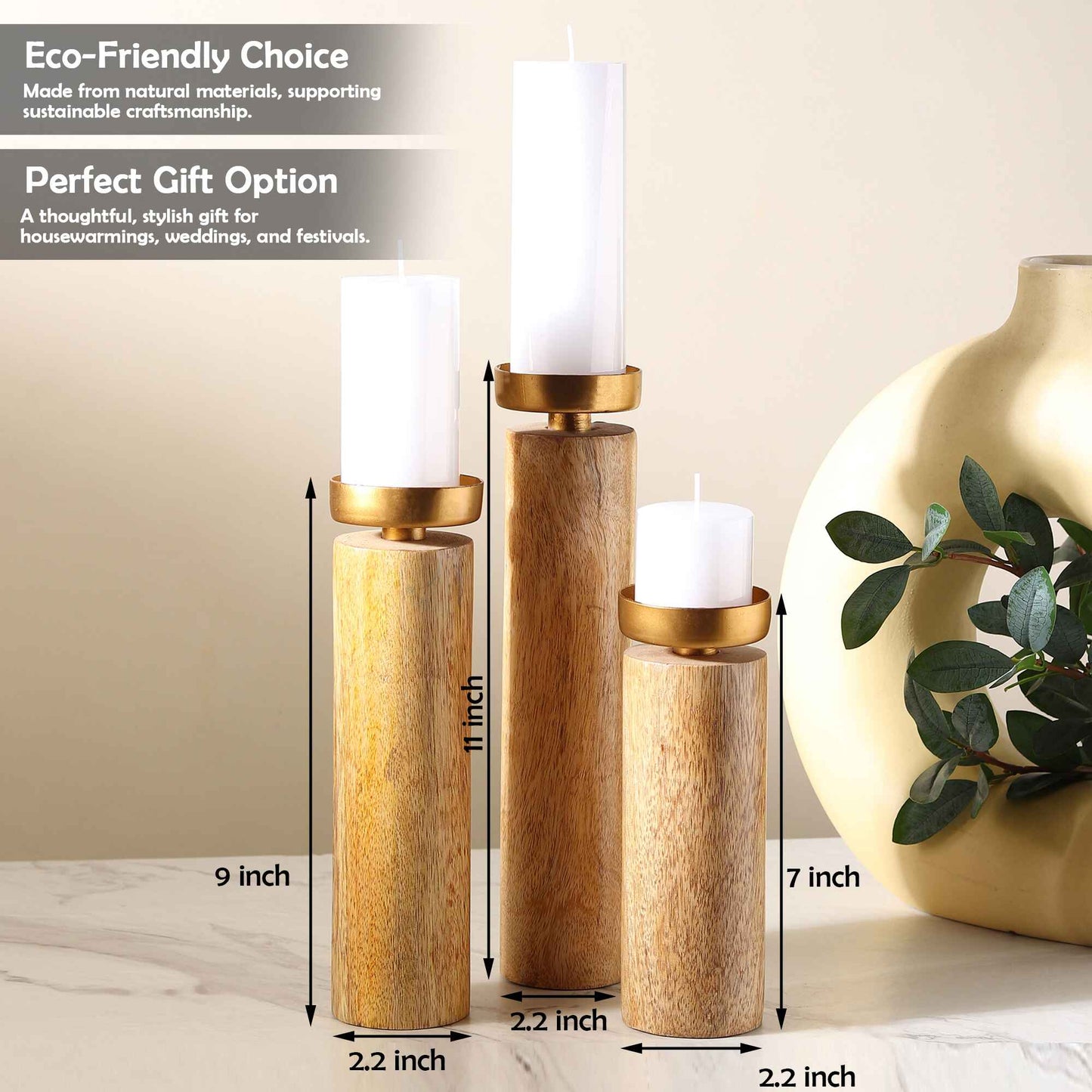 Trio Candle Set