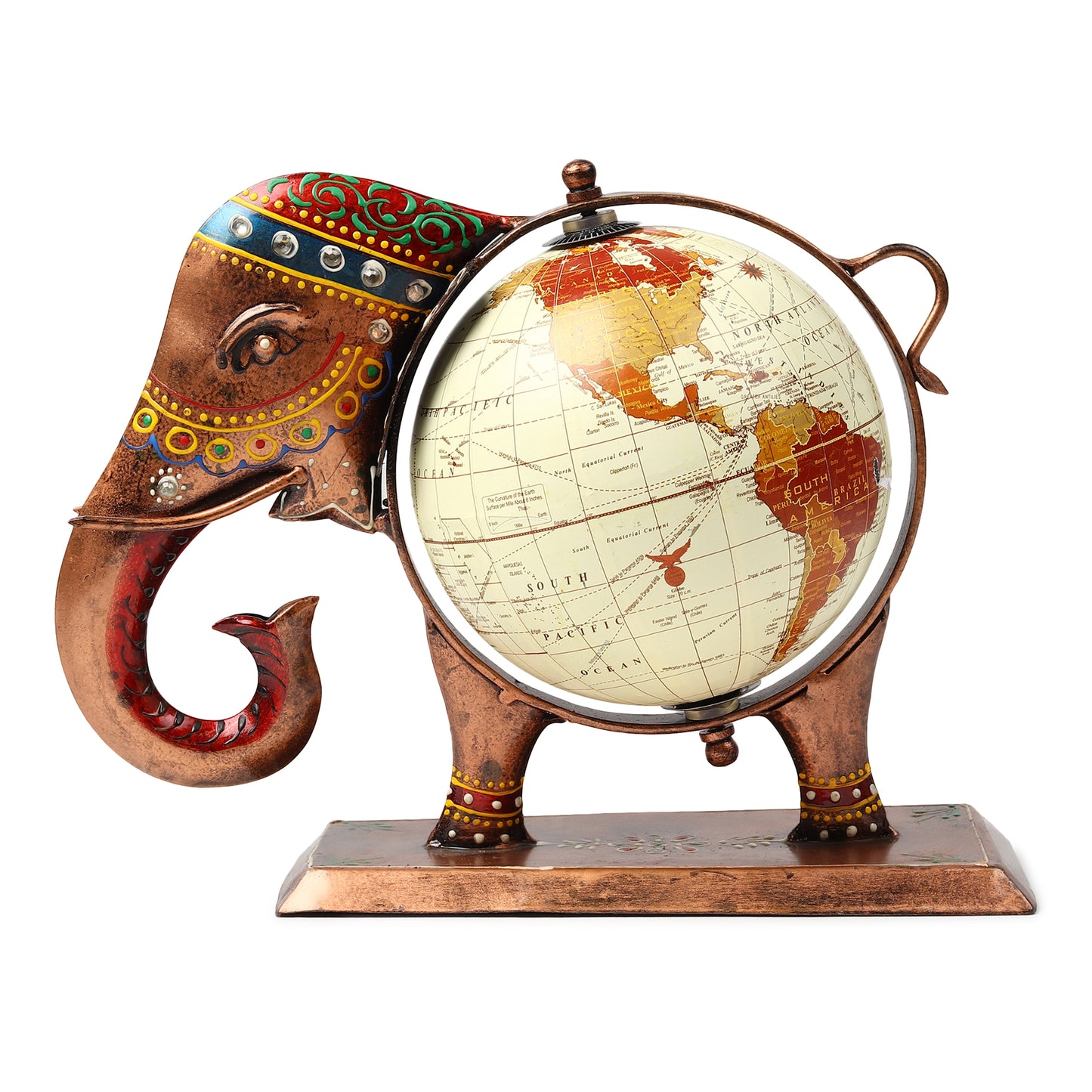 Heritage Elephant Globe Decor