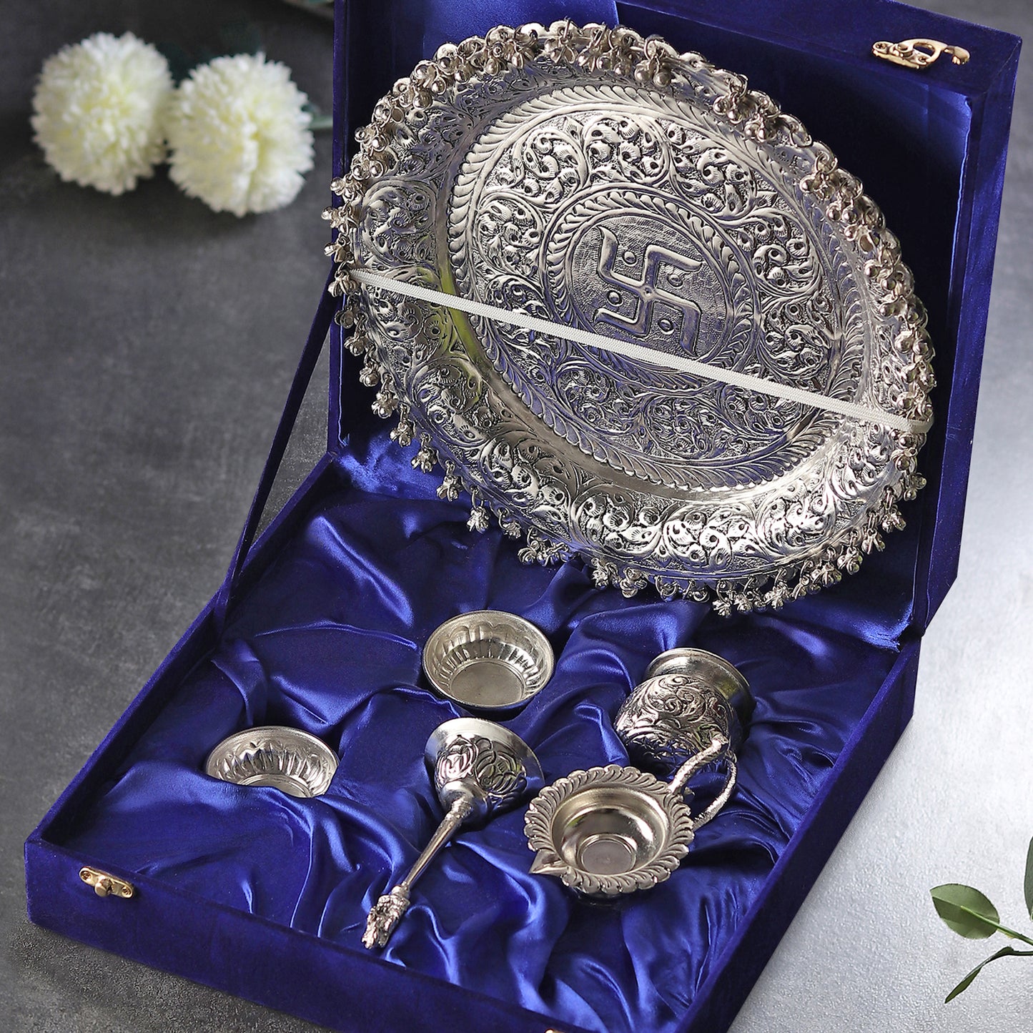 German Silverware Pooja thali