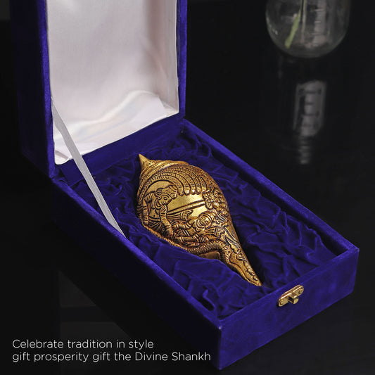 Divine Brass Shankh - Big