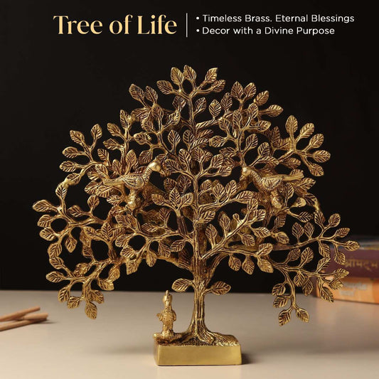 Tree of Life Decorative Brass Home Art