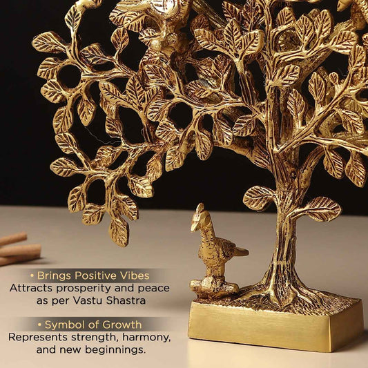 Tree of Life Decorative Brass Home Art