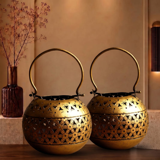 Jaali Noor Tea-Light holder Set of 2
