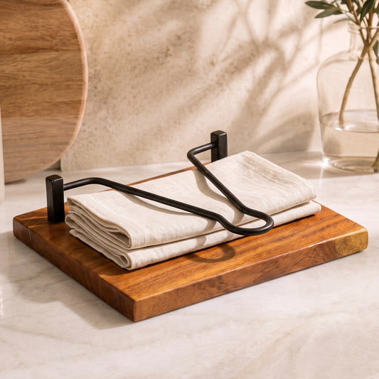 Kettle Coaster (set of 6) + Napkin holder with clip