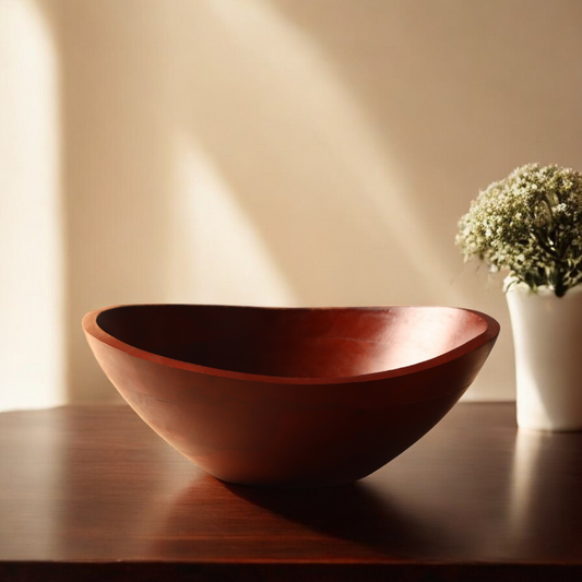 Large Wooden Bowl - Premium Mango Wood