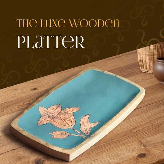 The Luxe Wooden Platter