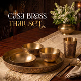Casa Brass Thali Set