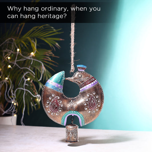 Handcrafted Peacock Bell