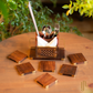 Wooden Pen Stand and Coaster Set in Carved Design (Set of 12)