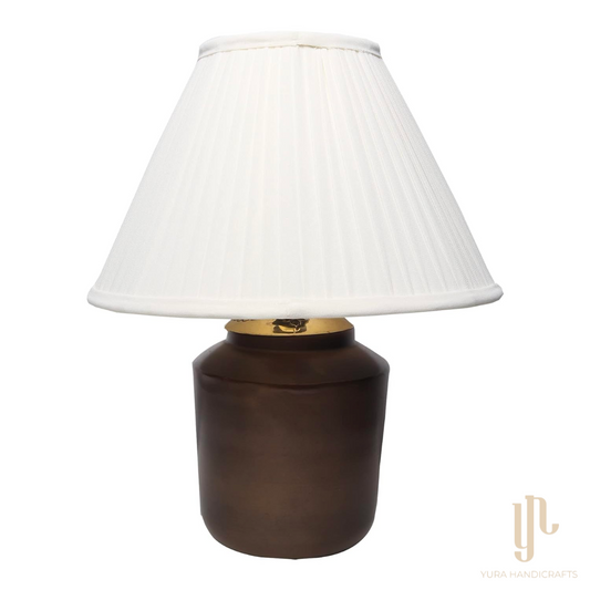 Georgette Pleated Lampshade in Off-White