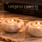 Marble Bloom Diyas