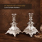 German Silverware Luxe Candle Holders