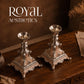 German Silverware Luxe Candle Holders