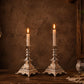 German Silverware Luxe Candle Holders
