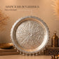 Silver Puja Thali Auspicious Elegance In Every Ritual - handcrafted decor by Yura Designs