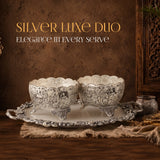 Silver Luxe Duo – Elegance in Every Serve
