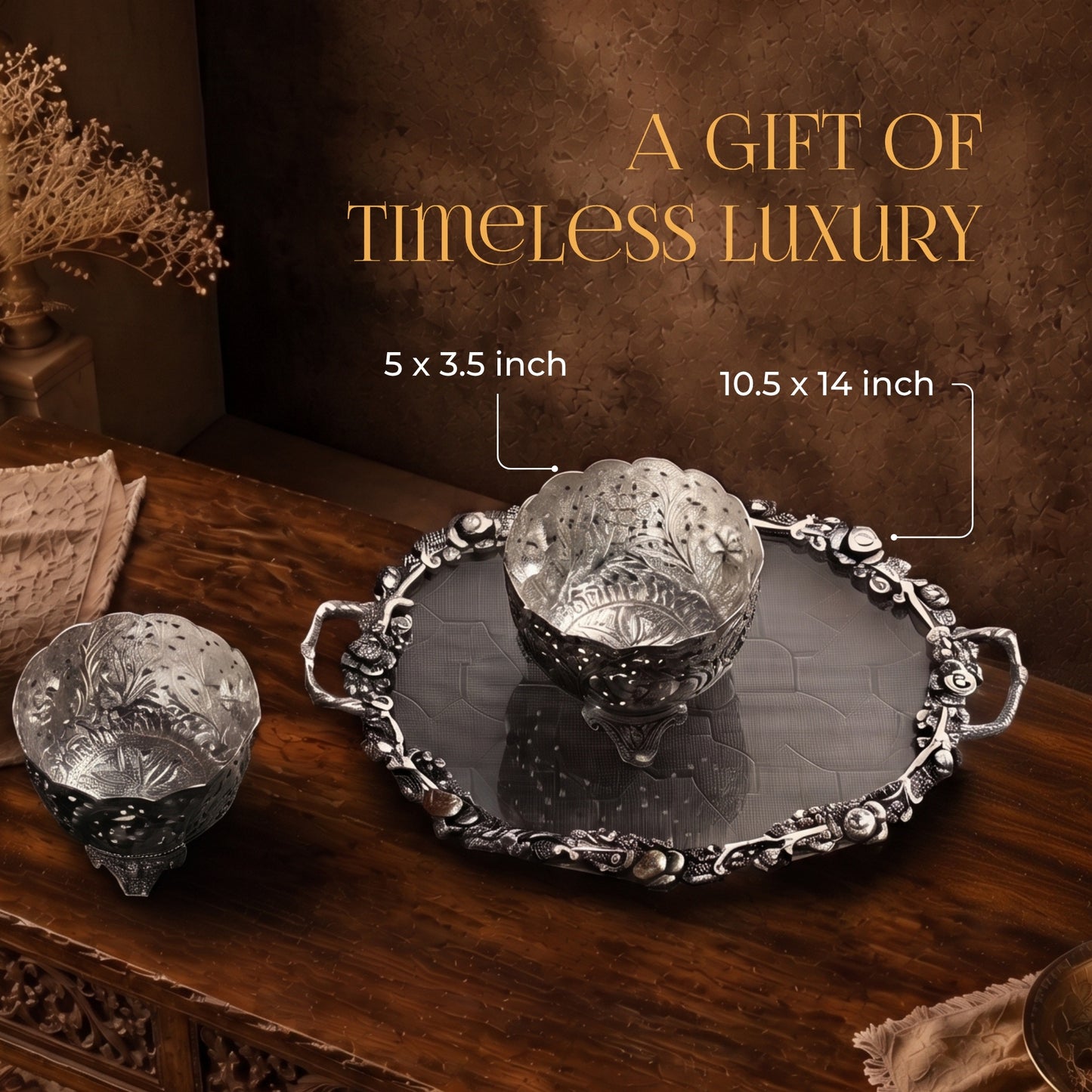Silver Luxe Duo – Elegance in Every Serve