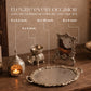 German Silverware Luxe Thali - handcrafted decor by Yura Designs
