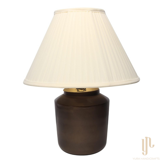 Georgette Pleated Lampshade in Cream
