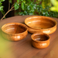 Multipurpose Wooden Serving Bowls (Set of 3)