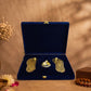 Divine Charan Paduka & Brass Diya Gift Set
