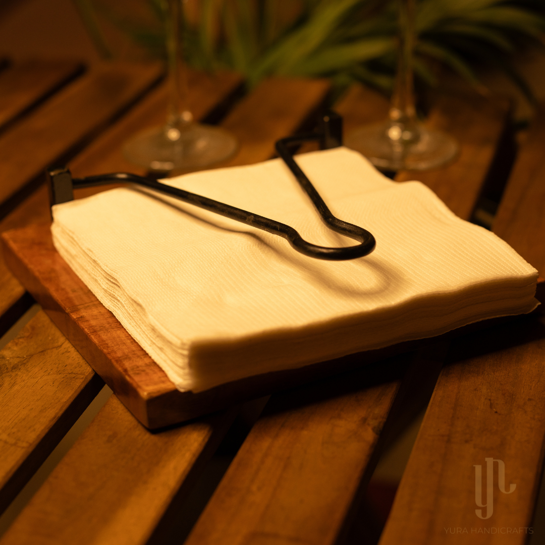 Kettle Coaster (set of 6) + Napkin holder with clip