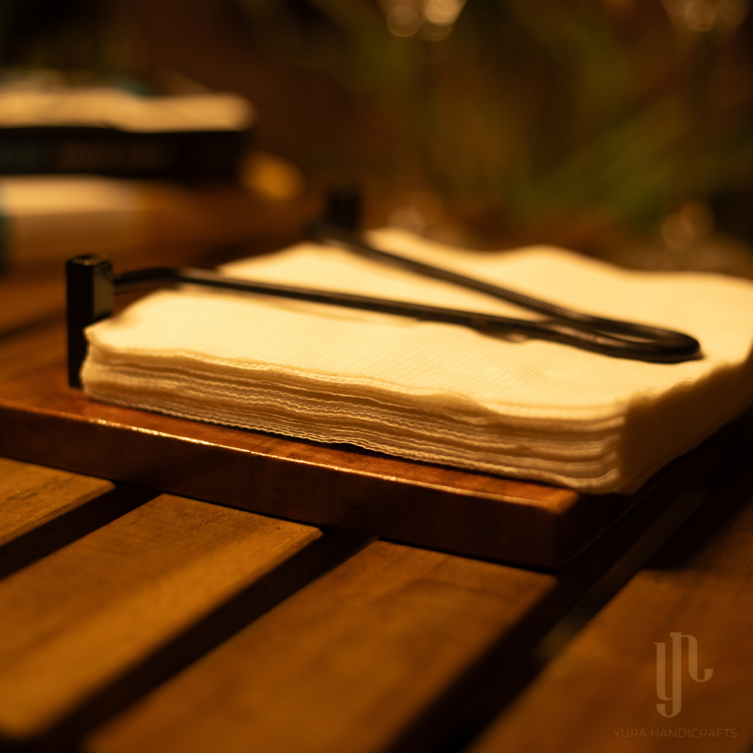 Kettle Coaster (set of 6) + Napkin holder with clip