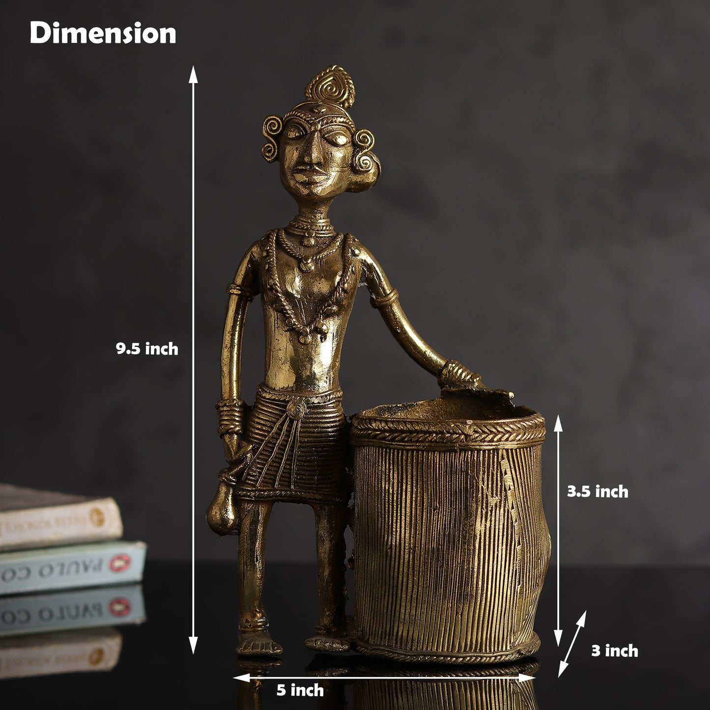 Timeless Brass Pen Stand