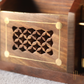 Wooden Pen Stand and Coaster Set in Carved Design (Set of 12)