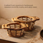 Jute Fruit Basket (Set of 2) – handcrafted decor piece by Yura Designs