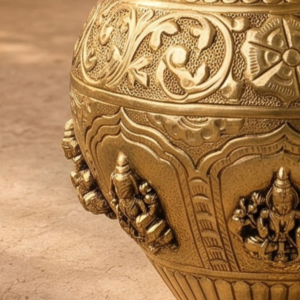 Asht Laxmi Brass Kalash